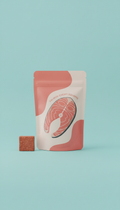 Cuadraditos suaves de salmón en pouch